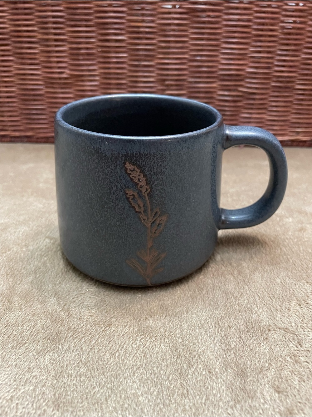 Hearth & Hand Magnolia Handcrafted Ceramic Blue Stoneware Mug